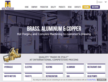 Tablet Screenshot of metaltechnology.it